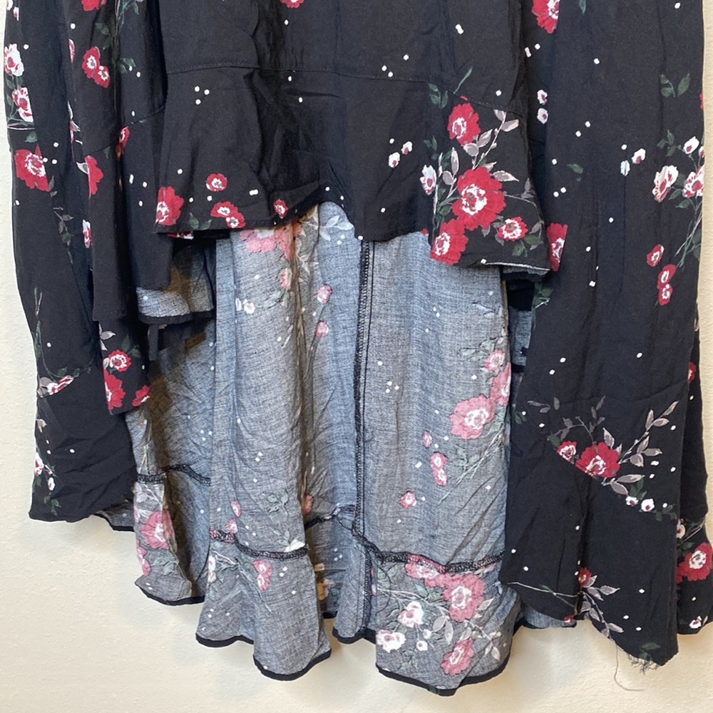 Torrid Floral Hi Low Skirt Sz 2X - Picture 3 of 4